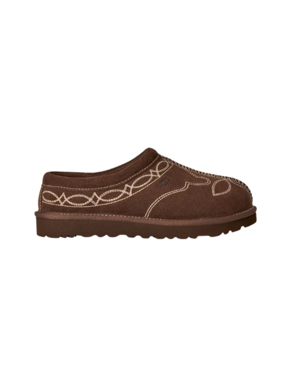 Women's UGG Tasman Western Slip Ons. Burnt Cedar Suede. 1182251